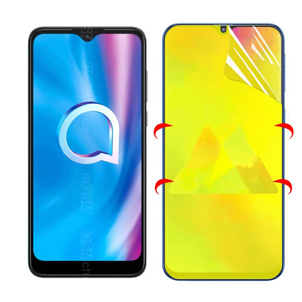Hydrogel Film For Alcatel 1V 1S 3L 2020 Screen Protector protective film For Alcatel 3L 2020 glass