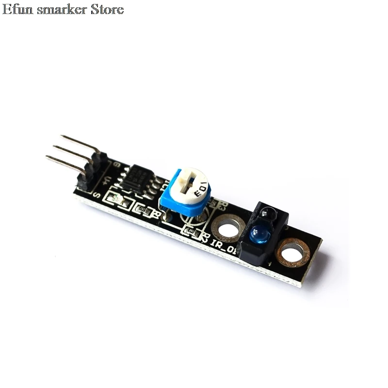 KY-033 One Channel 3 pin Tracking Path Tracing Module Intelligent Vehicle Probe Infrared Detection Sensor | Электроника