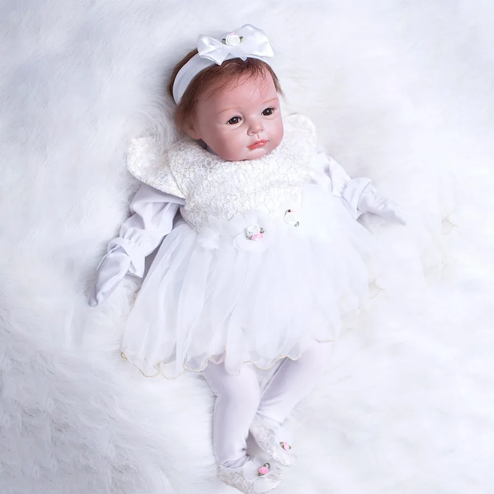 OtardDolls, новинка, 22 дюйма, силиконовая мини кукла для девочек, игрушки, реалистичные, для новорожденных, кукла, игрушка