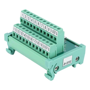 

SCSI 20P PLC Breakout Board Terminal Block Connector Signal Adapter Board AC125V