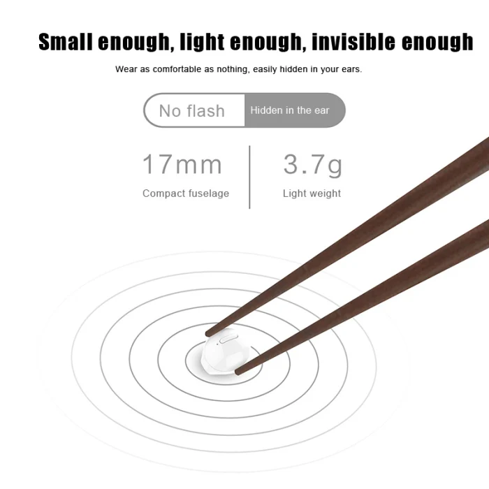 Bluetooth гарнитура невидимая в уши Беспроводная стерео V4.2 гарнитура с 260 mAh зарядным устройством GK8899