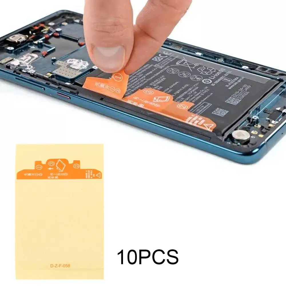 10 PCS Battery Adhesive Tape Stickers for Huawei P30 / P30 Pro / Mate 20 / Mate 20 Pro / Mate 10 / Mate 10 Pro Repair Part