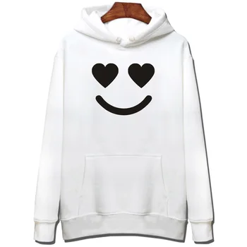 

Smile Face Hoodies in kids Long Sleeve Sweatshirts Harajuku autumn warm children's streetwear pullovers cotton men's costume