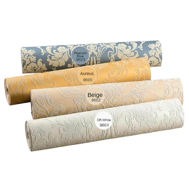 Самоклеящиеся обои из нетканого материала европейские роскошные 3D для спальни
