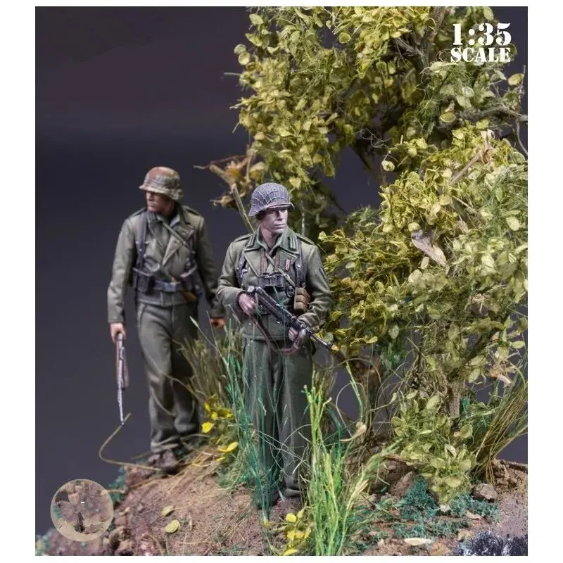 1/35 figura de resina en miniatura kits de 2 cifras Unassambled sin pintar 749