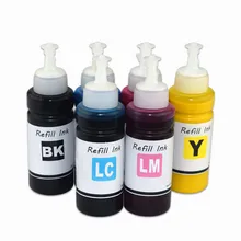 6 цветов 100 мл IC70 печати пигментными чернилами для epson EP-905 EP-805 EP-705 EP-775 принтер перезаправляемый картридж и СНПЧ системы