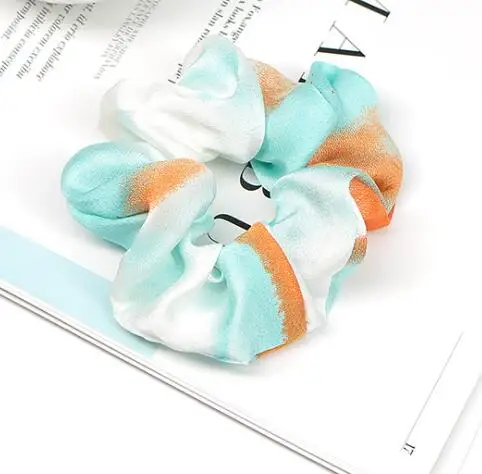 4cloth Известный бренд корейских резинки для волос для девочек, Галстуки для волос, космическая галактика, резинки, конский хвост, держатель для волос, резиновые аксессуары для волос - Цвет: 4cloth