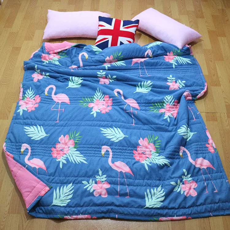 

Washed Cotton Summer Quilt Super Soft Washed Cotton Summer Blanket Air Conditioner Thin Blanket Airable Cover