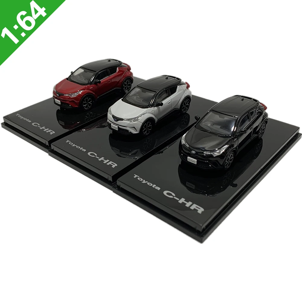 Оригинальная коробка 1:64 модель автомобиля Toyota CHR SUV из сплава статическая
