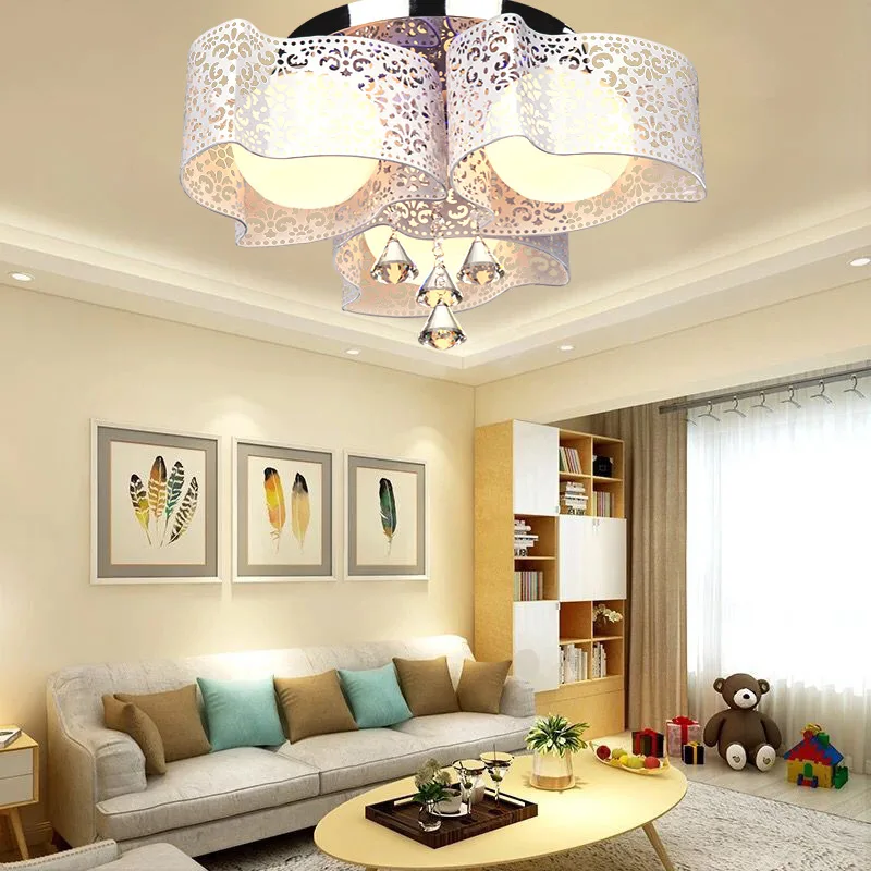 Varved светодиодный потолочный светильник энергосберегающий круг гостиная лампа современный минималистичный Ресторан свет Library потолочные лампы для спальни 1