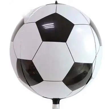 1pc 22inch soccer 22 дюймов 4D диско Гелиевый шар ретро цветной воздушный шар для дня рождения и свадебный для свадебной вечеринки принадлежности декоративные воздушные шары - Цвет: 1pc 22inch soccer