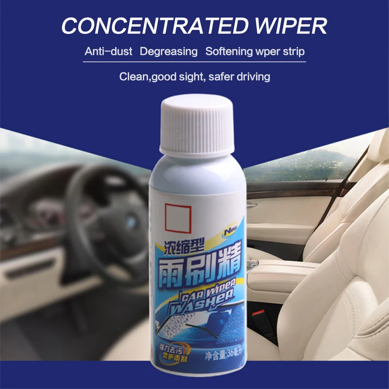 

Car Liquid Glass Ceramic Coating Auto Window Wiper Cleaner Concentrated Car Windshield Washer Cleaning Tool Auto Accessories
