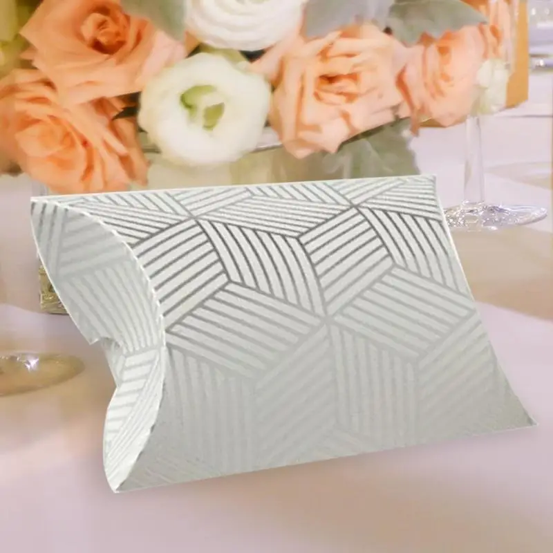 10 шт. бумажные подарочные коробки в форме подушки|Подарочные сумки и упаковка| |