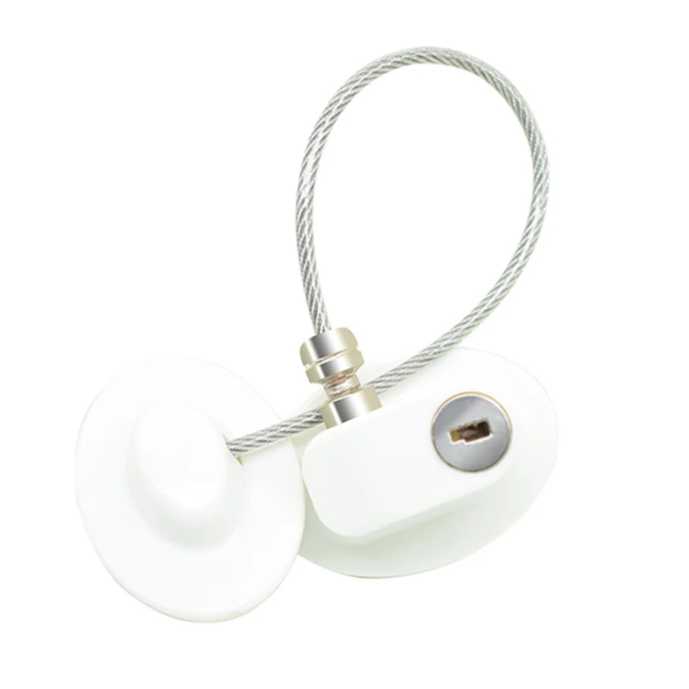 Refrigerator Lock Protection Adhesive Rustproof Window Cabinet Prevent Falling Child Safety Drawer Baby Door Punch Free Wardrobe