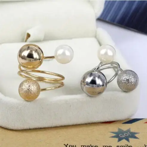 816 Adjustable Opened Minimalist Brincos Mujeres Retro Ring Combination Bijoux Jewelry Gift R2077