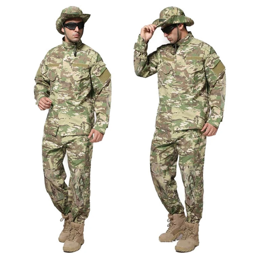 Kaufen 10 farbe Neue Männer Militar Uniform Armee Taktische Militärische Soldat Freien Kampf ACU Camouflage Spezielle Kleidung Hose Maxi XS ~ 2XL