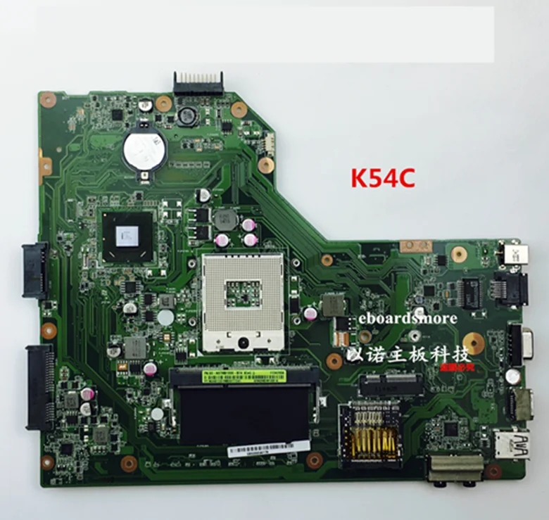 Материнская плата для ноутбука Asus K54C X54C 4 Гб встроенной оперативной памяти 60-N9TMB1000