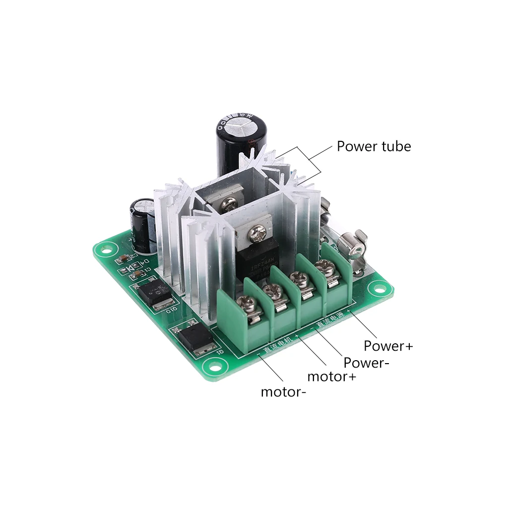 DC 12V 24V 10A PWM регулятор скорости двигателя Регулятор цифровой переключатель управления скоростью