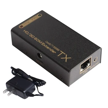 

HDMI Extender 60m Extension Over Cat5e/6 LAN Cable Support 3D Long Distance GDeals