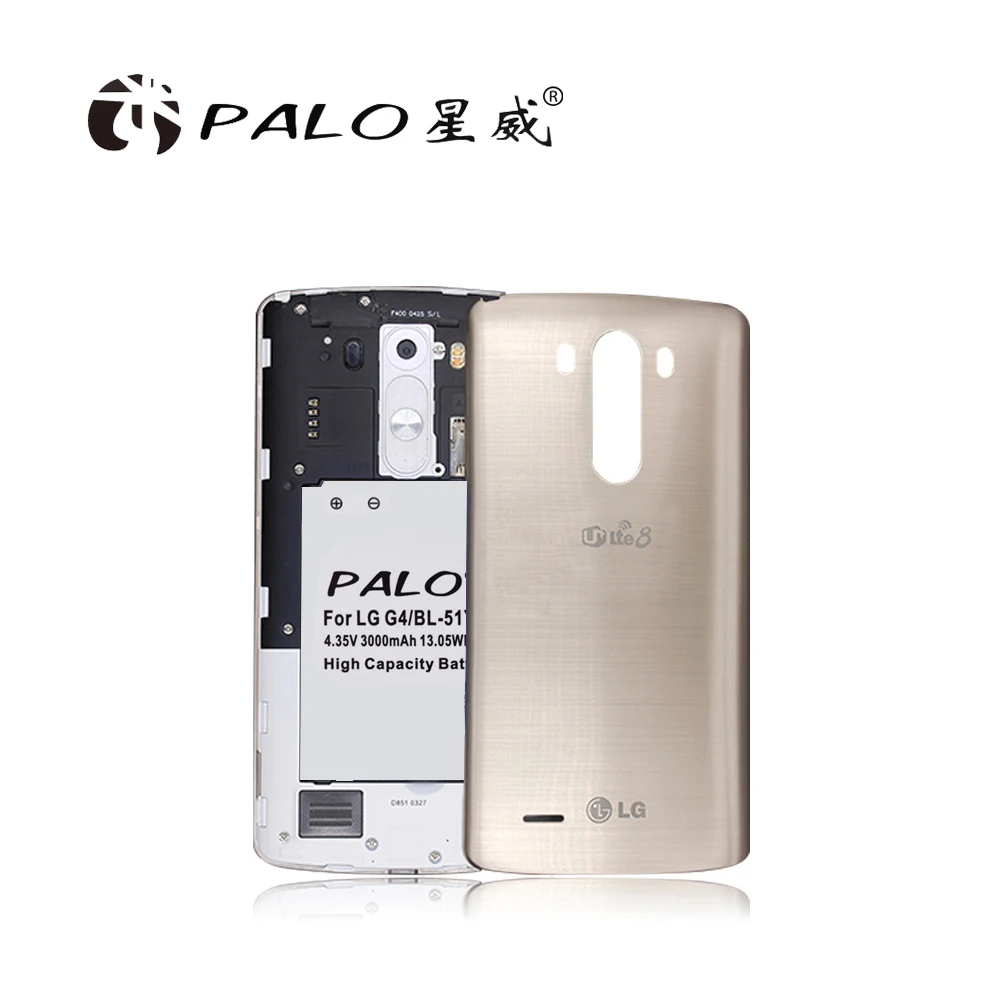 

PALO Original IC Replacement Battery LG G3 G4 BL-53YH BL-51YL 3000mAh Real High Capacity 100% Compatible for LS990 D830 H810