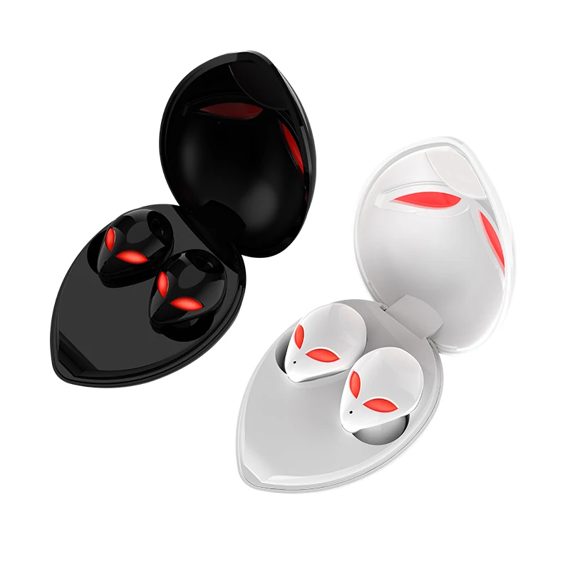 

T8 Creative Design Alien Wireless Bluetooth Earphone TWS LED Flashing Headsets High Sound Quality In Ear Earbuds For Music