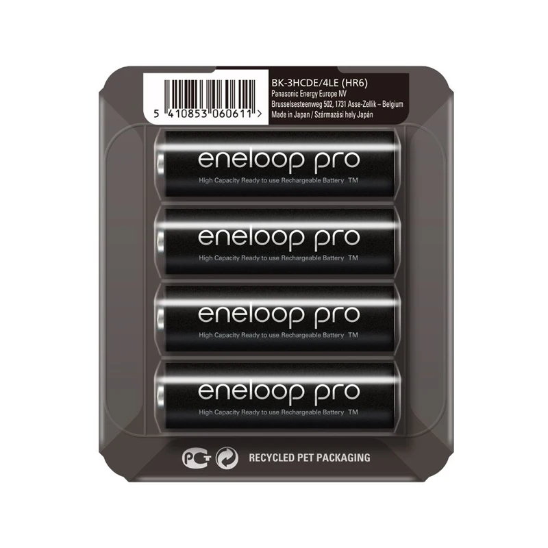 Аккумуляторы Panasonic eneloop pro(AA) BK-3HCDE/4LE
