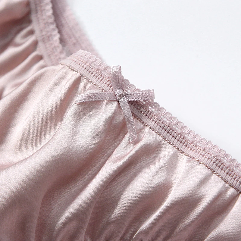 2 шт./лот новинка Трусы из натурального шелка нижнее белье для женщин прозрачные