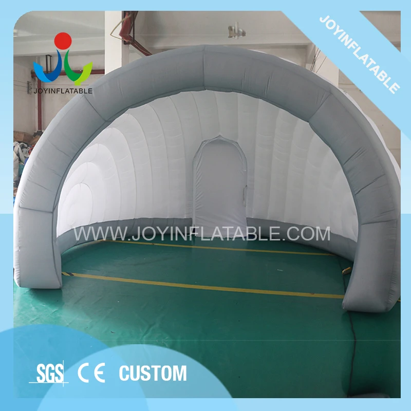 Dia 5m Outdoor Trade Show Inflatable White Dome Tent With Air Blower -1