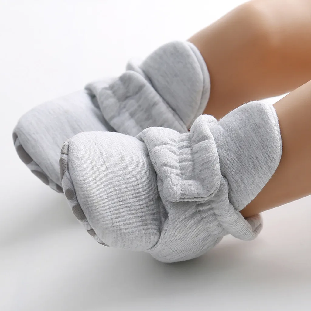 

2019 Infant Toddler Soft Sole Anti-slip Baby Girl Boys Shoes Hook&Loop Solid Fashion Toddler First Walkers Kid Shoes 0-18 Months