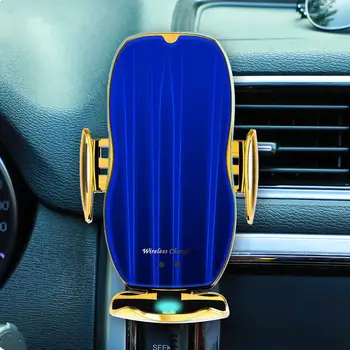 

Wireless Car Charger 15W Auto-Clamping Qi Fast Charging Mount Charger Air Vent Phone Holder Intelligen For iphone Samsung Galaxy