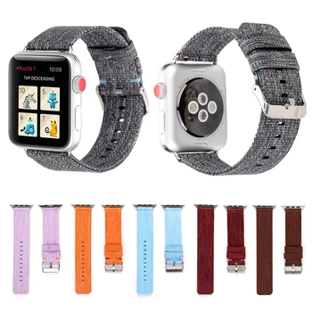 

High Quality Nylon Strap for iwatch 5 4 44mm 40mm Replace Watchband for Apple Watch 3 2 Band 42mm 38mm Sport Loop Bracelet
