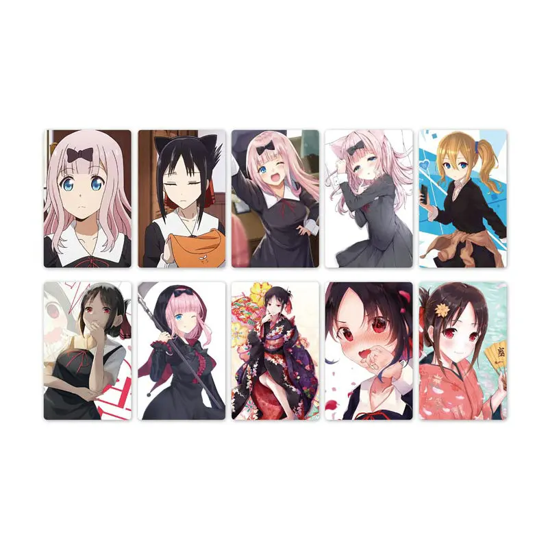 10 шт. Kaguya-sama: Love Is War-Wikipedia карта аниме наклейка s крапленая карта наклейка Дети стикерные игрушки для детей коллекция подарок