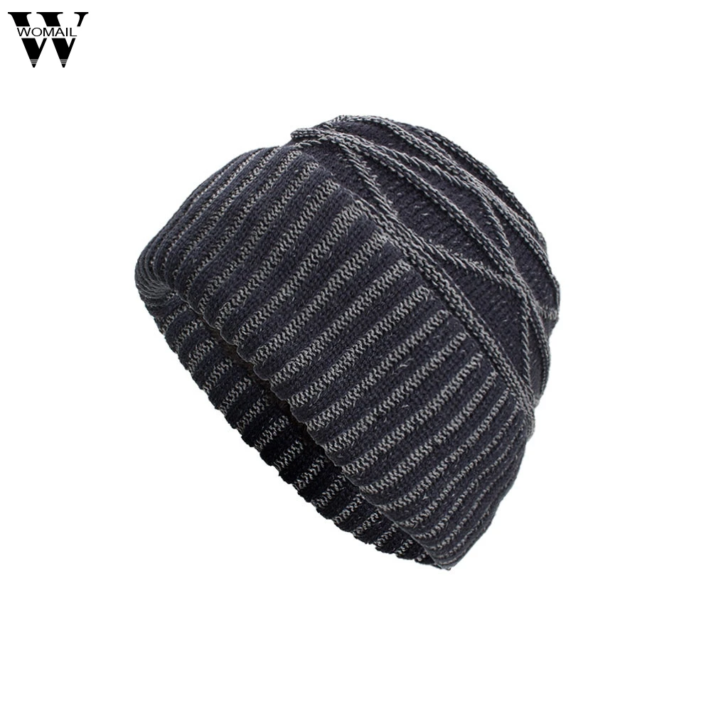 Womail beanies шапка женская мужская теплая мешковатая вязанная крючком зимняя шерсть Вязаные Лыжные детская Шапка-бини шапки шапка женская шапка sep17