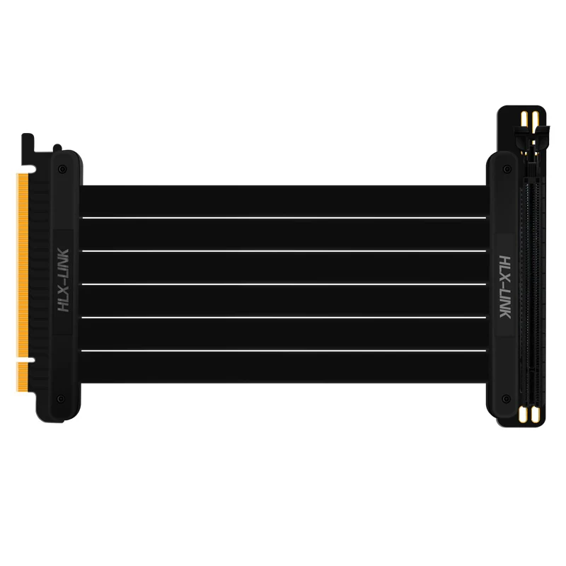 

HLX-LINK Gaming Graphics Cards Cable PCIE 3.0 X16 Slot Graphics Video Card riser Cable With Vertical Bracket For ATX PC Case