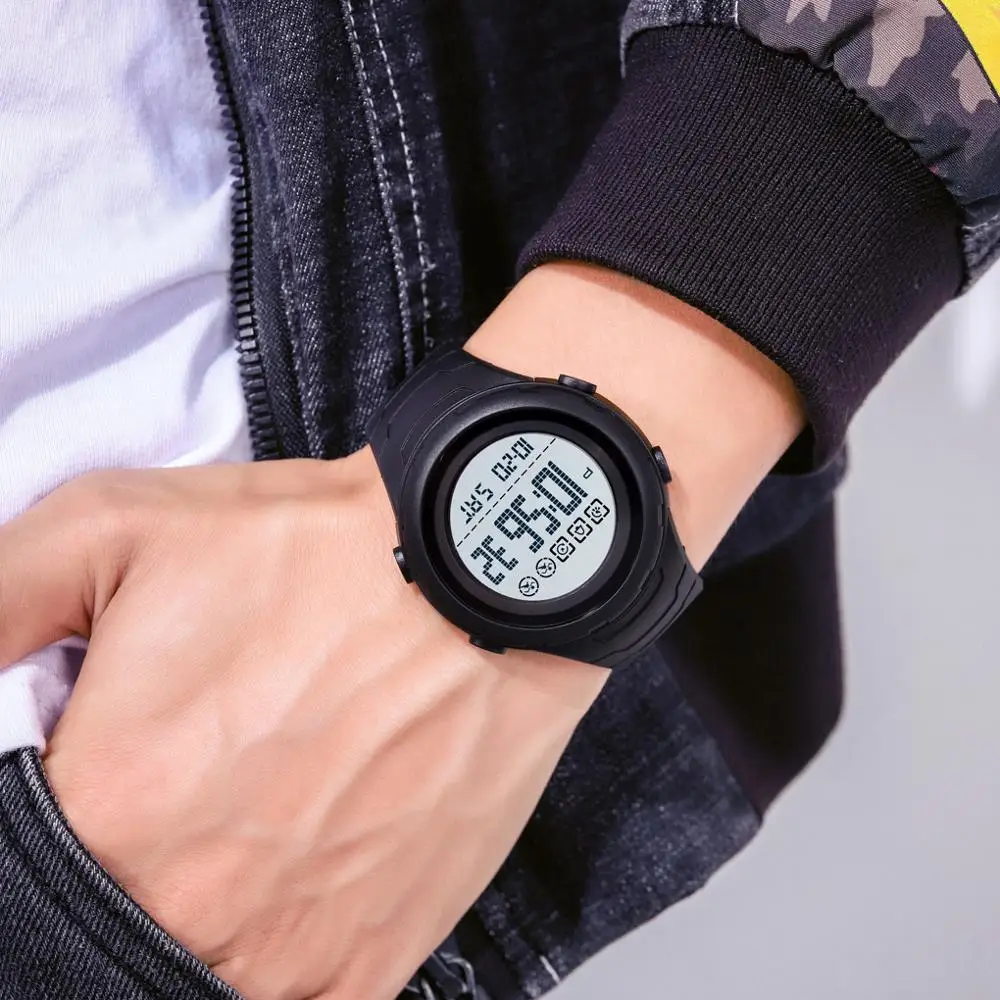 Skmei 1674 Digital Watch Man Led Light Dual Time Sport Dial - AliExpress