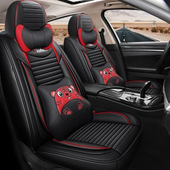

Full Coverage Eco-leather auto seats covers PU Leather Car Seat Covers for mercedes benz m class ml 350 ml320 w163 w164 w166