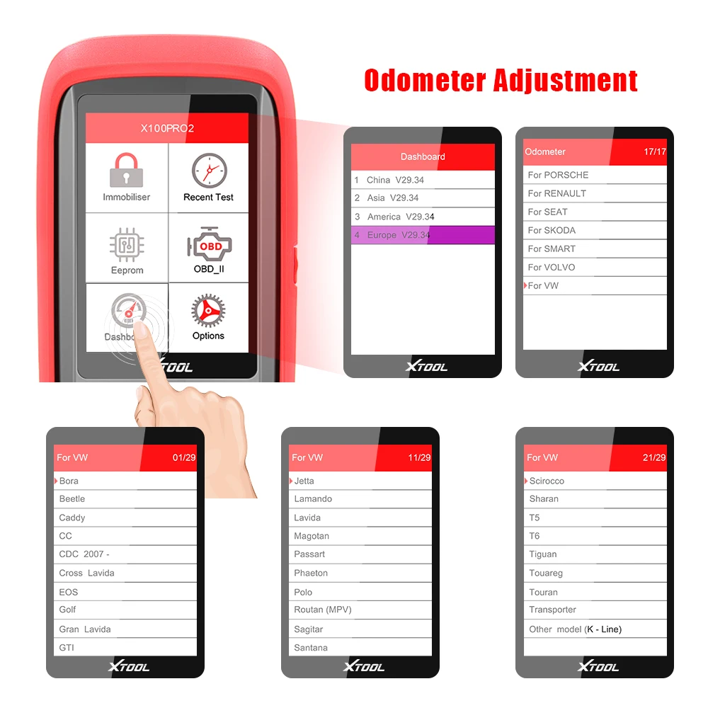 xtool X100 Pro2 автоматический ключ ECU Программист X100 Pro 2 онлайн обновление OBD OBD2 автомобильный диагностический инструмент коррекция одометра