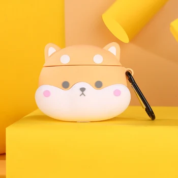 

3D Earphone Case For Airpods Pro Case Silicone Stitch Dog Cartoon Headphone/Earpods Cover For Apple Air pods Pro 3 Case Keychain