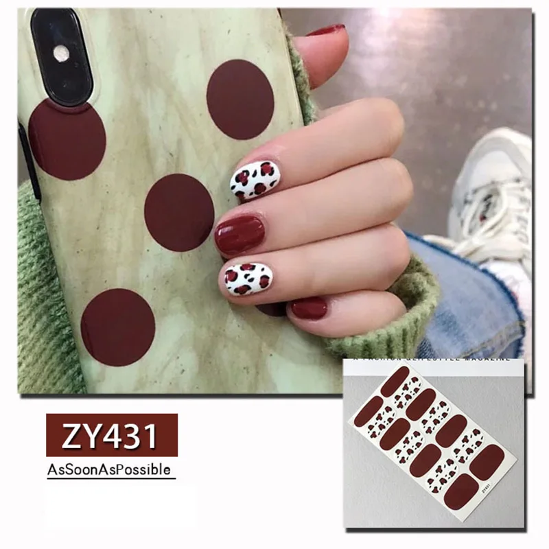 Наклейки для ногтей украшения для ногтей наклейки на ногти из фольги Nailart водонепроницаемые наклейки для ногтей s тату маникюр косметика для женщин
