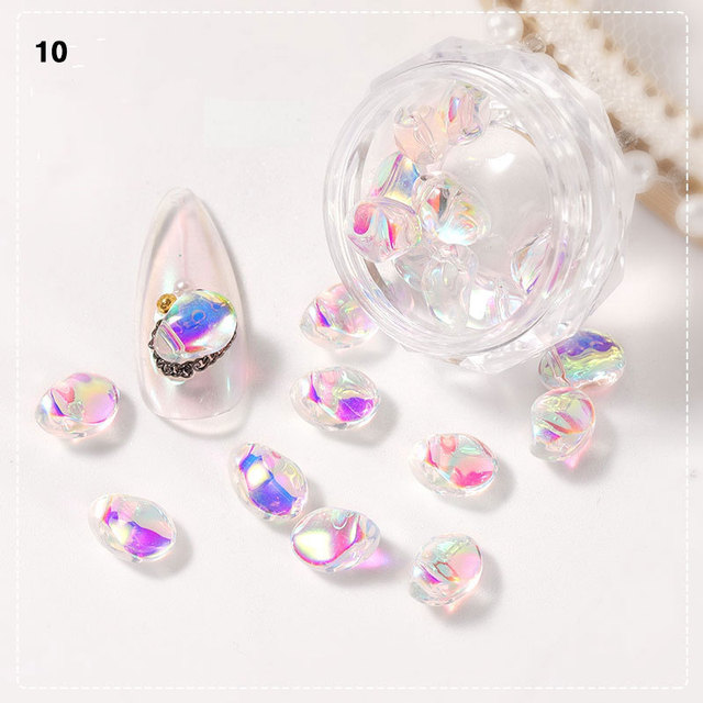 Nail Art Rhinestones Nail Irregular Stone Crystal Symphony Crystal Nails Sticker Sequins For Nails Decorations