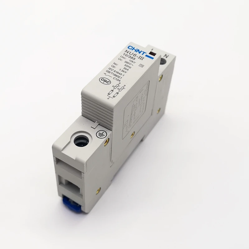 CHINT NU6-III 2P низковольтный стабилизатор напряжения 10KV 385V ограничитель перенапряжения