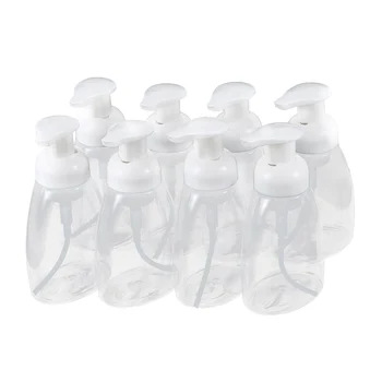

HTHL-8 Pack,250ml Foaming Liquid Soap Containers,Foaming Soap Dispensers,BPA Free Refillable Soap Bottles with Pump,Use to Store
