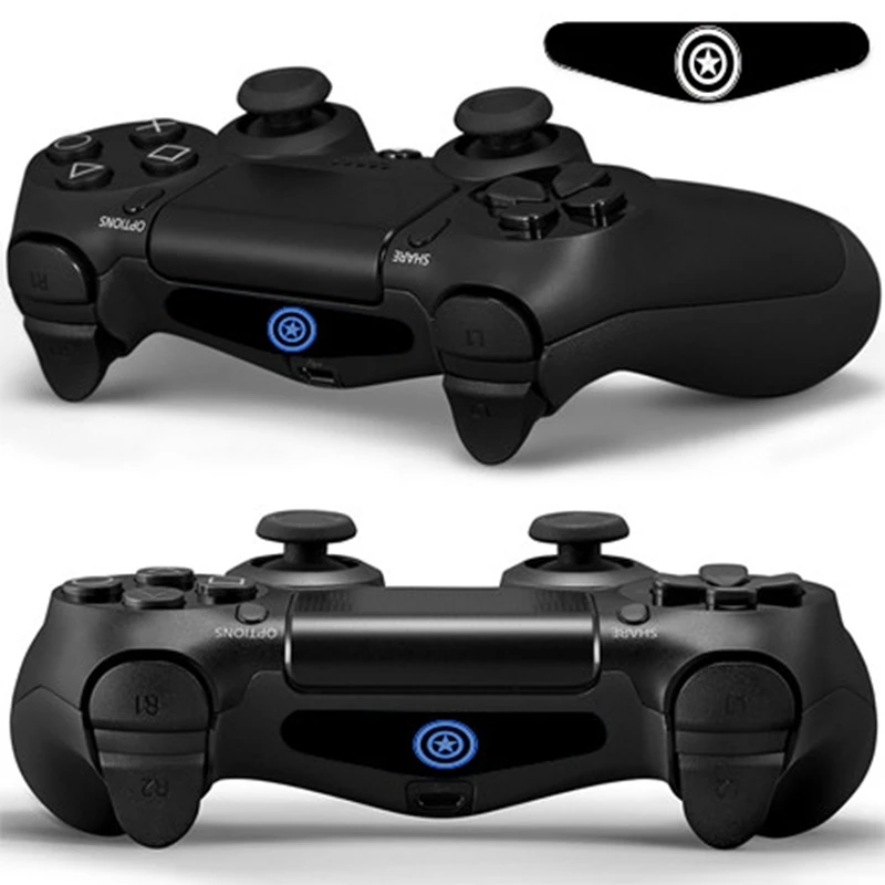 2 шт./партия контроллер, светодиодный стикер, наклейка для PS4, светильник, стикер для Playstation 4, контроллер, светильник для PS4, геймпад