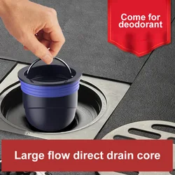 Large Displacement Kitchen Bathroom Water Drain Filter Floor Strainer Plug Trap Siphon Sink Anti Odor Pest Prevention Deodorant
