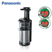 Panasonic MJ-L500STQ шнековая соковыжималка, функция АНТИКАПЛЯ, насадка для замороженных фруктов и овощей, потребляемая мощность 150 Вт, емкость для сока 0,9 л, емкость для сбора мякоти 1,2 л