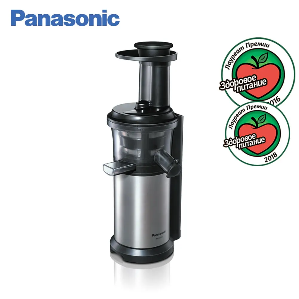 Panasonic MJ L500STQ шнековая соковыжималка функция АНТИКАПЛЯ насадка для замороженных