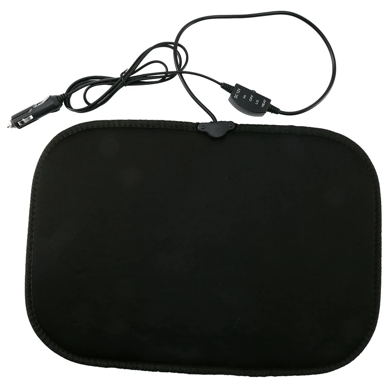 

Black 12V Winter Car Baby Heated Seat Cover Safety Heater Heating Cushion Warmer Pad for Children Car Accessories
