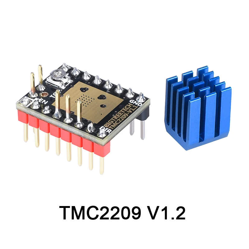 5 шт. TMC2130 V3.0 TMC2208 TMC2209 UART TMC5160 TMC5161 Драйвер шагового двигателя 3d части принтера для SKR V1.3 PRO SKR V1.4 ramps 1,4 - Цвет: TMC2209 V1.2