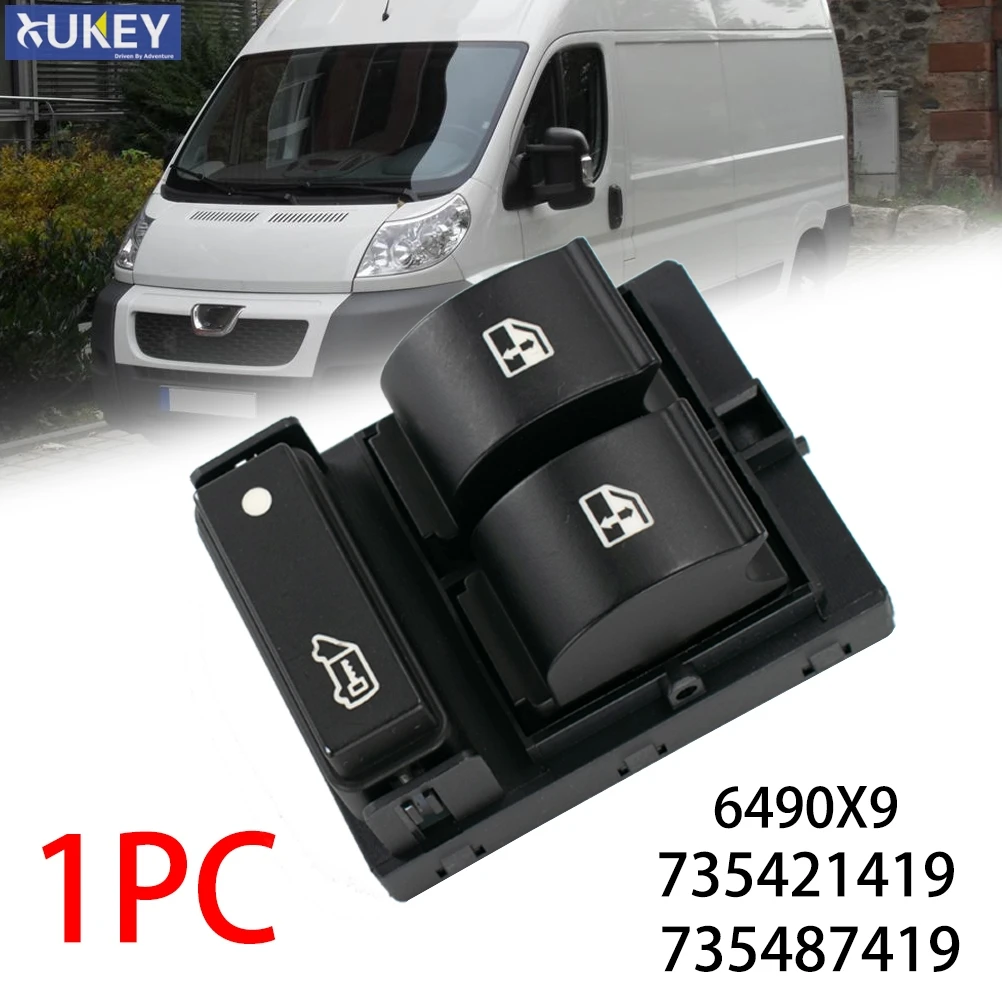 

Car Electric Window Triple Switch Button For Fiat Ducato 250 350 Doblo 263 Peugeot Boxer Citroën Relay Jumper 735421419 6490X9