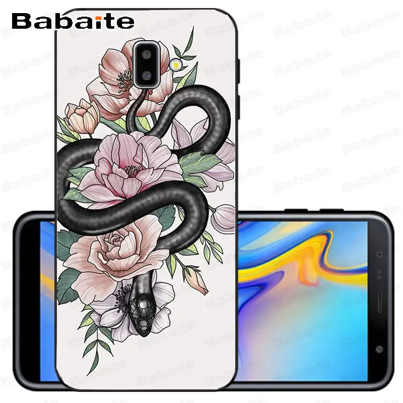 Чехол для Galaxy j6 симпатичная змея милые аксессуары для телефонов Чехол для samsung Galaxy j6 plus A6 A8 A9 A10 A30 A50 Coque Shell